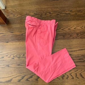 Vineyard vines 31 x30 red breaker pants